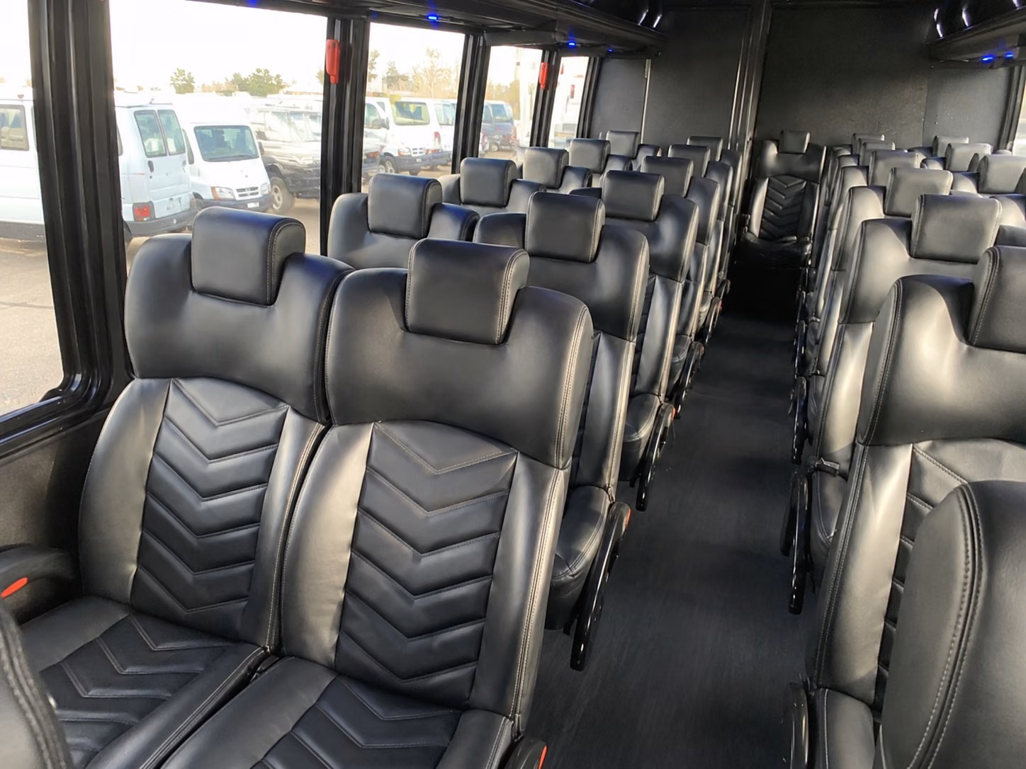 miramar 18 passenger minibus interior