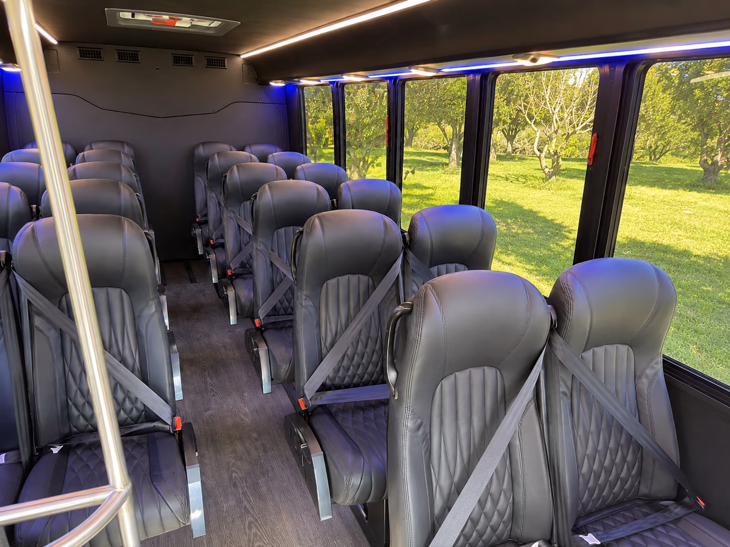 miramar 20 passenger minibus inside