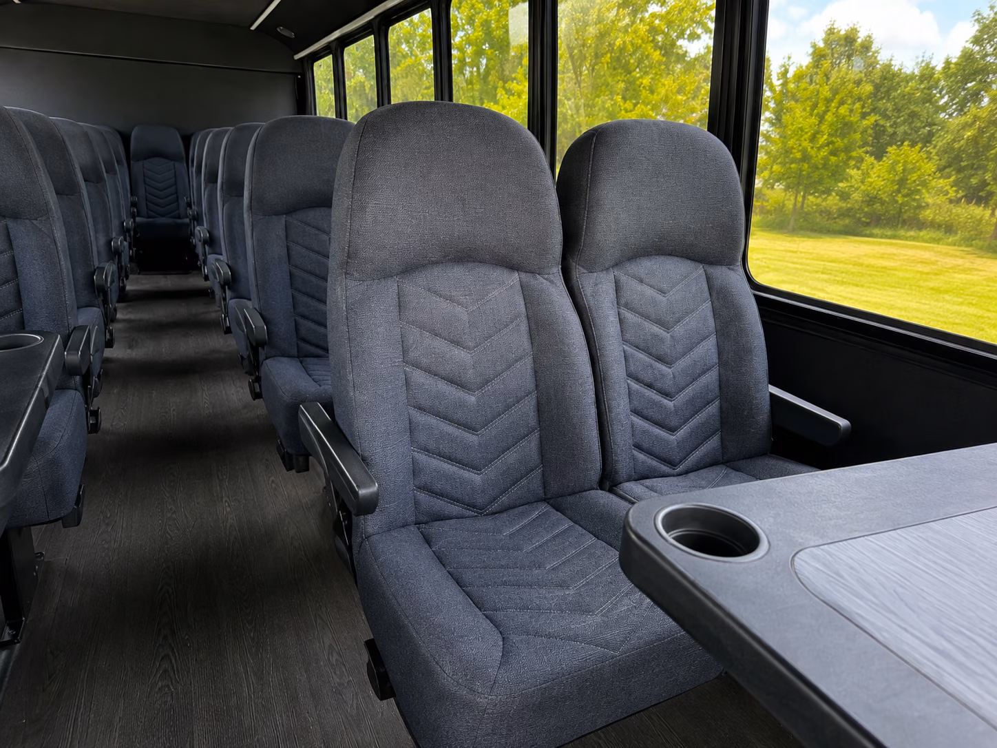 miramar 20 passenger minibus interior