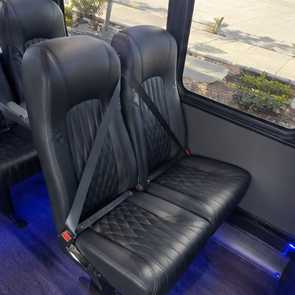 miramar 25 passenger minibus inside