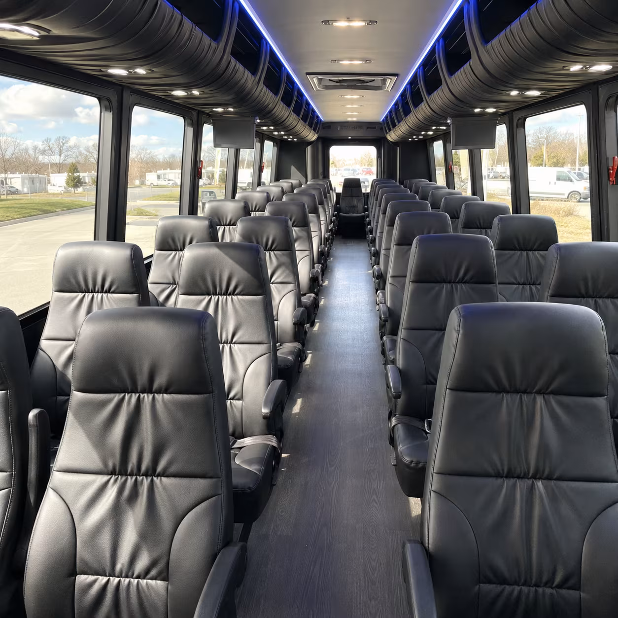 miramar 25 passenger minibus interior