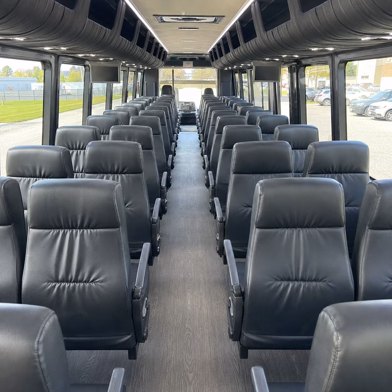 miramar 28 passenger minibus interior
