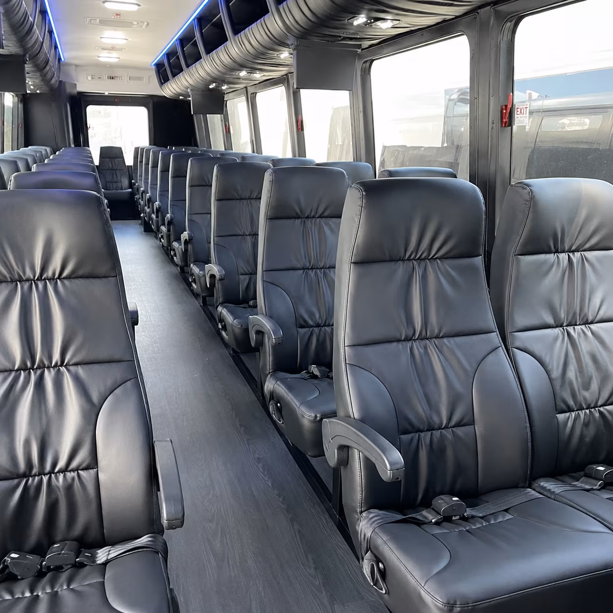 miramar 35 passenger minibus inside
