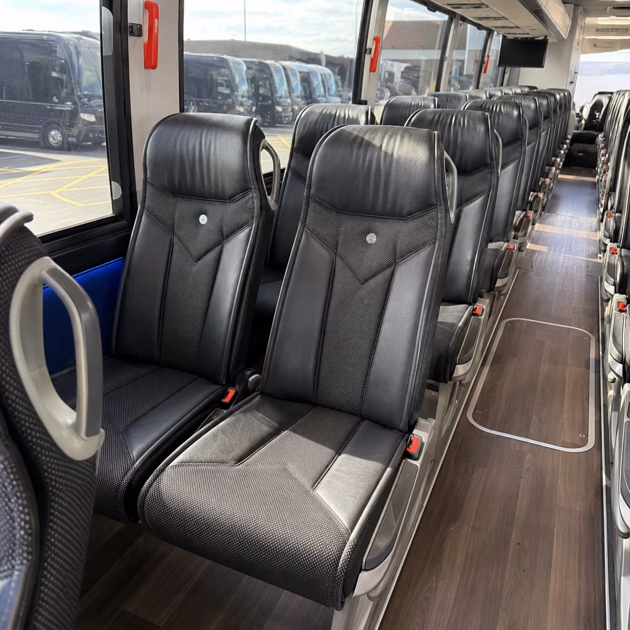 miramar 40 passenger charter bus interior