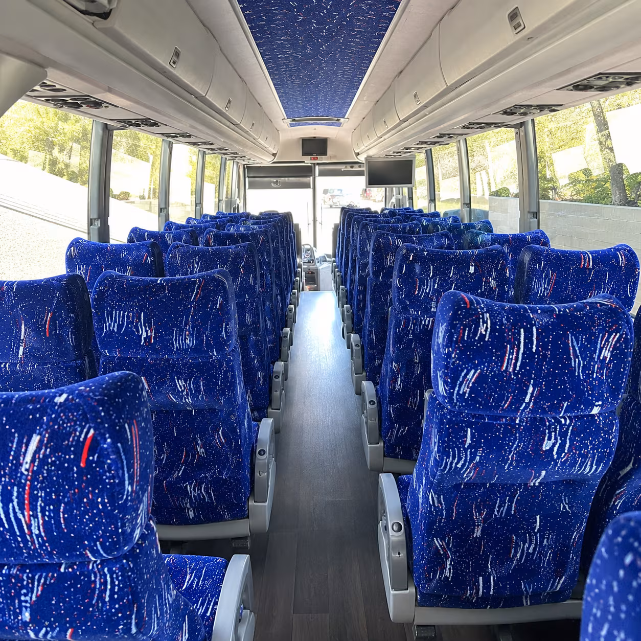 miramar 50 passenger charter bus interior