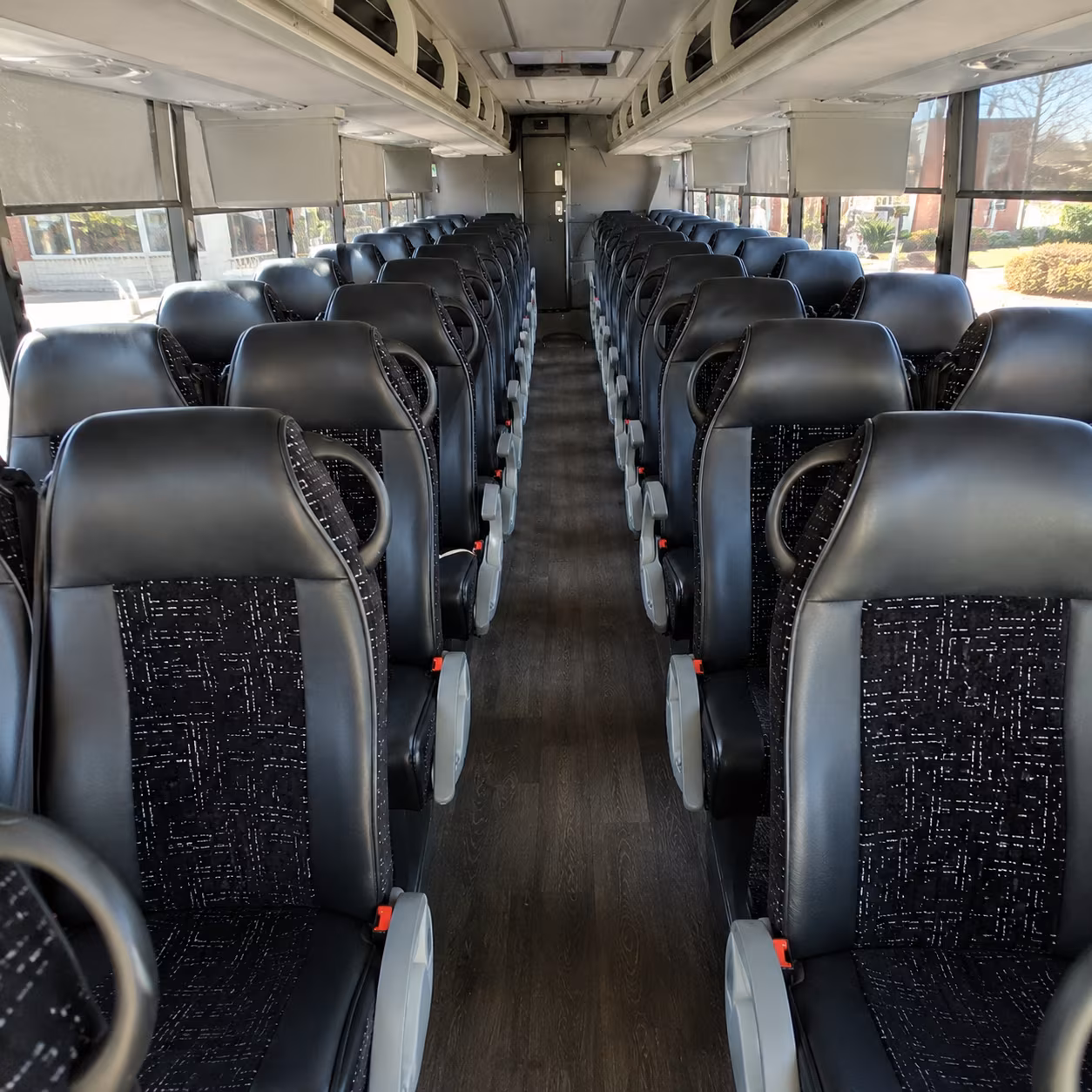 miramar 54 passenger charter bus inside