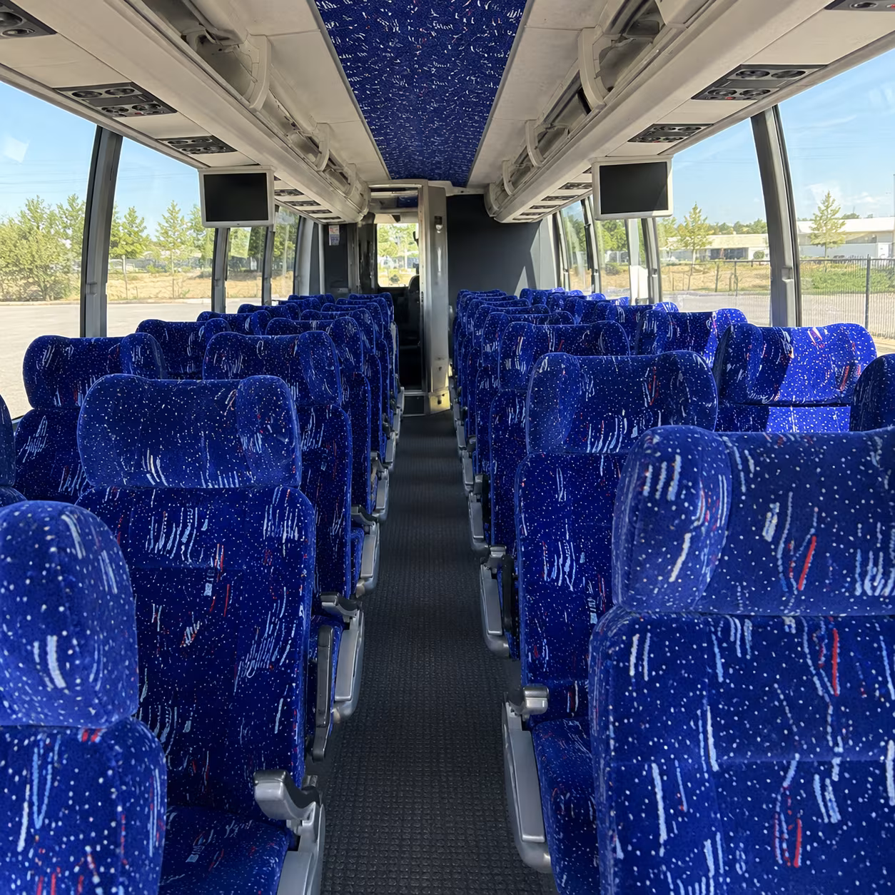 miramar 54 passenger charter bus interior