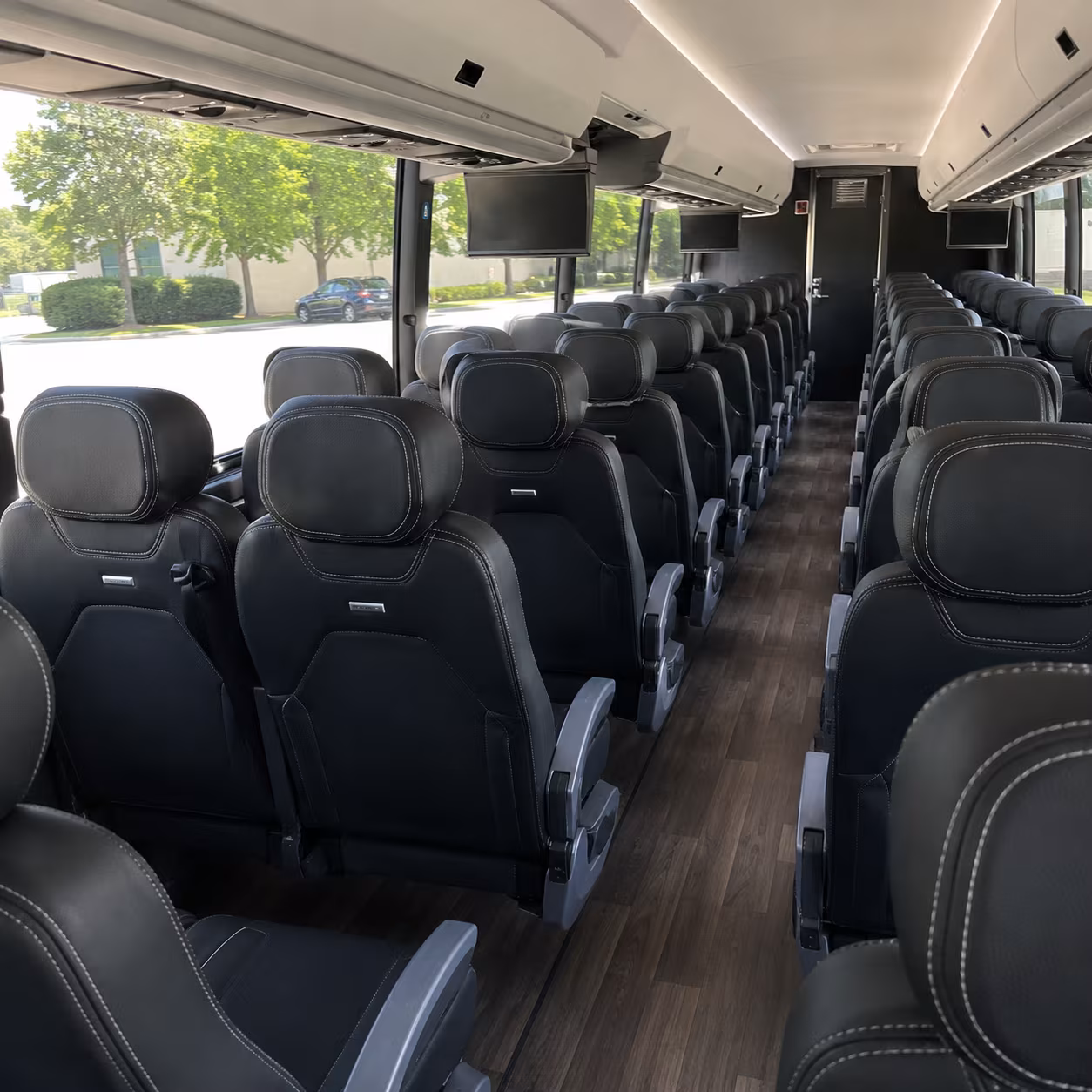 miramar 56 passenger charter bus interior