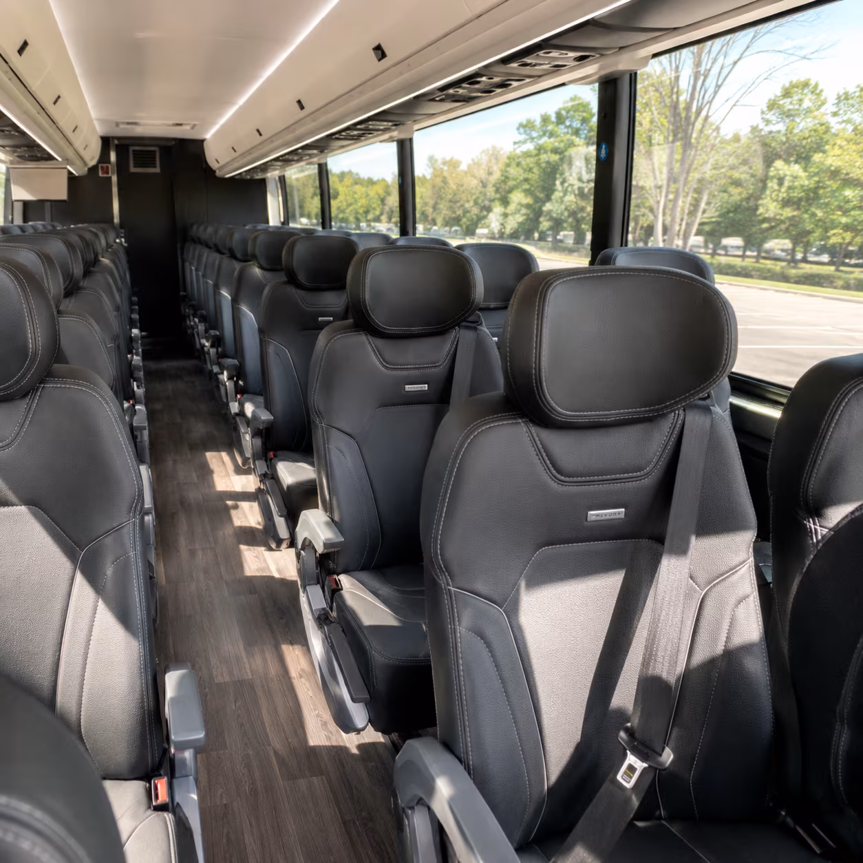 miramar charter bus interior