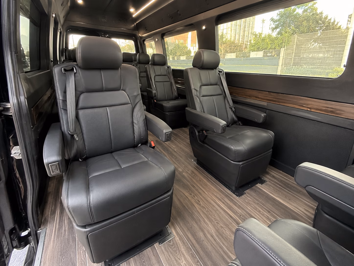 miramar sprinter van with driver inside