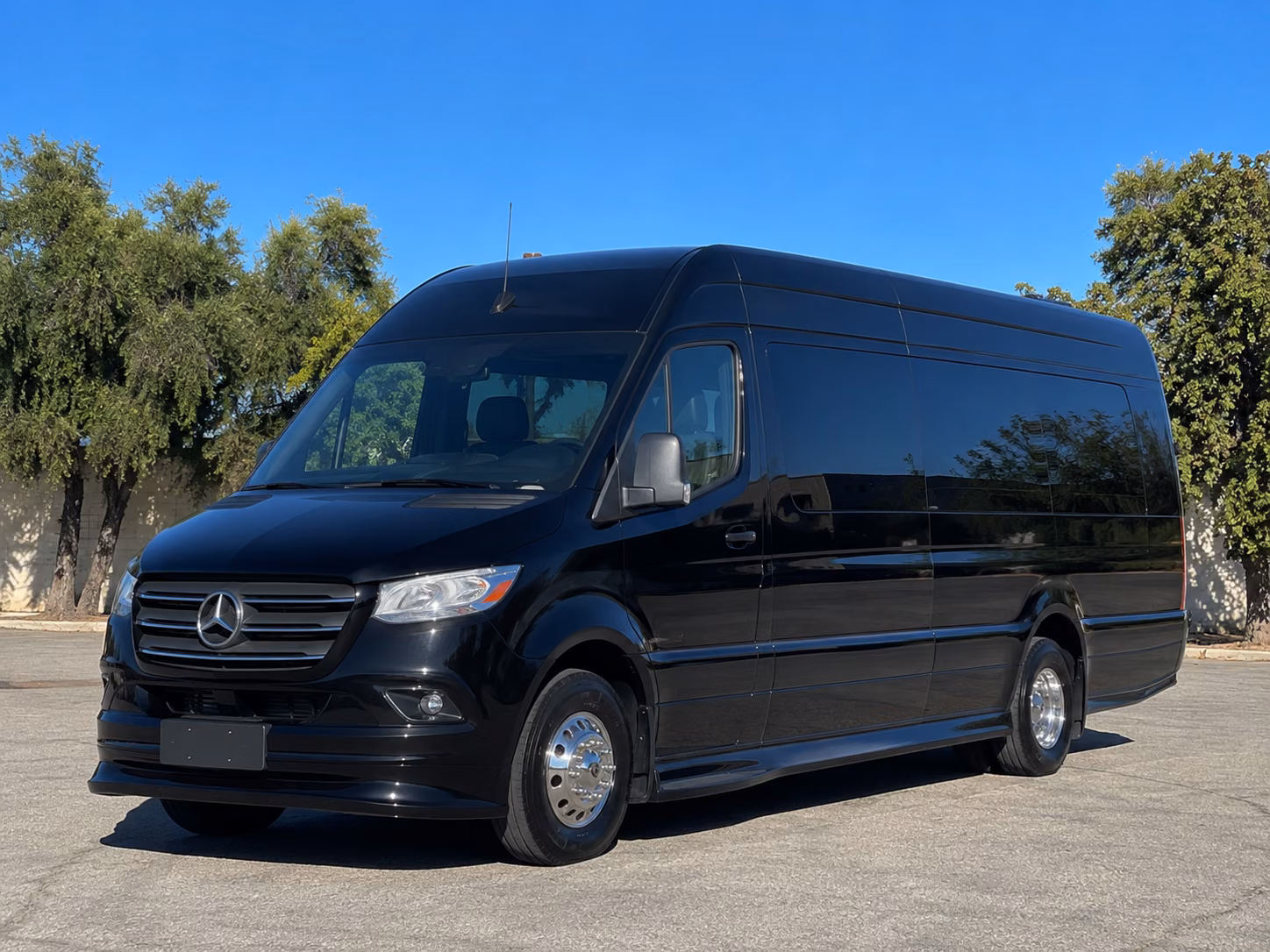 sprinter van and party bus rentals for small group wine tours out of miramar